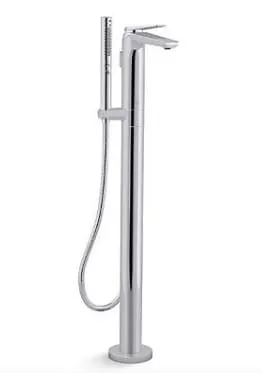 Sen vòi bồn tắm đặt sàn Kohler AVID K-97367T-B4-CP