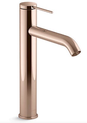 Vòi chậu rửa thân cao tay chỉnh đơn Kohler COMPONENTS K-77959T-4A-RGD