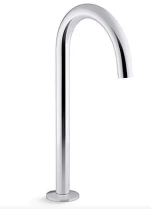 Vòi chậu rửa thân cao thiết kế dạng ống Kohler COMPONENTS K-77965T-CP