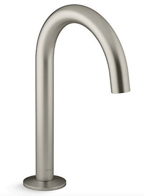 Vòi chậu rửa thiết kế dạng ống Kohler COMPONENTS K-77967T-BN