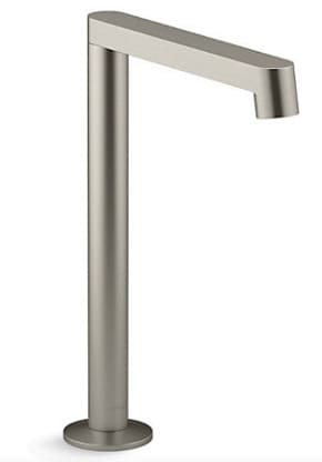 Vòi chậu rửa thân cao thiết kế dạng thẳng hàng Kohler COMPONENTS K-23887T-BN