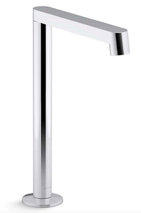 Vòi chậu rửa thân cao thiết kế dạng thẳng hàng Kohler COMPONENTS K-23887T-CP