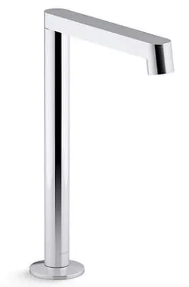 Vòi chậu rửa thân cao thiết kế dạng thẳng hàng Kohler COMPONENTS K-23887T-CP