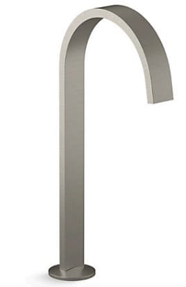 Vòi chậu rửa thân cao thiết kế dạng duy băng Kohler COMPONENTS K-77966T-BN