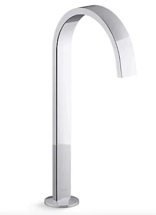 Vòi chậu rửa thân cao thiết kế dạng duy băng Kohler COMPONENTS K-77966T-CP