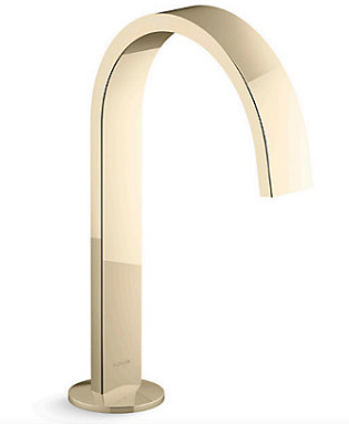 Vòi chậu rửa thân cao thiết kế dạng duy băng Kohler COMPONENTS K-77968T-AF