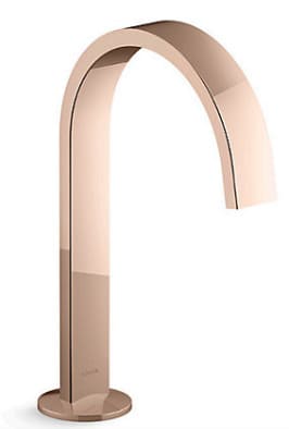 Vòi chậu rửa thân cao thiết kế dạng duy băng Kohler COMPONENTS K-77968T-RGD