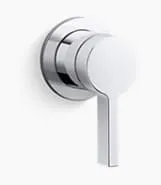 Tay chỉnh đơn gắn tường Kohler Components K-77980T-4-CP