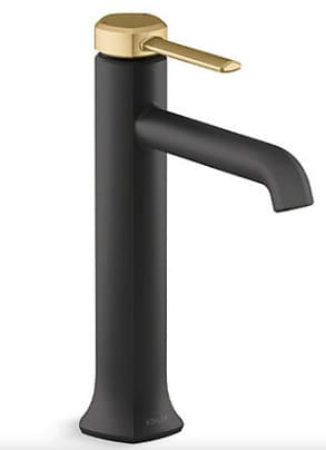 Vòi chậu rửa tay thân cao chỉnh đơn Kohler Occasion K-EX27003T-4-BMB