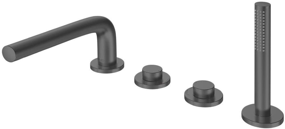 Sen bồn tắm 4 chân nóng lạnh đen Keuco 51530130200