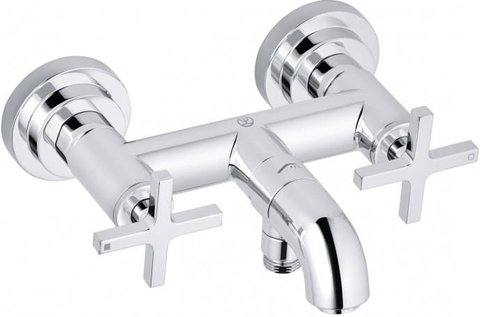 Vòi chậu rửa mặt nóng lạnh Kludi 205400520