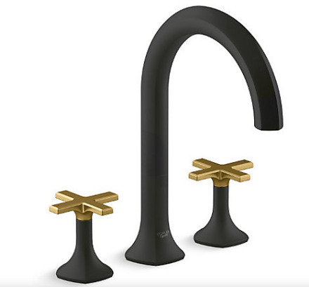 Vòi bồn tắm gắn thành bồn Kohler Occasion K-EX27104T-3-BMB