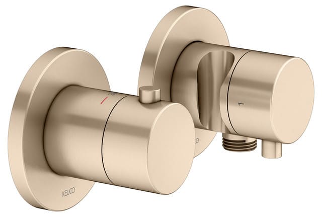 Bộ trộn vòi sen âm tường vàn xước Keuco 51553031221