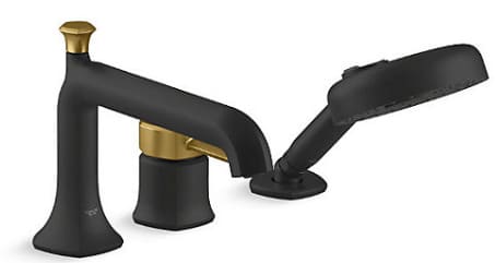 Vòi bồn tắm gắn thành bồn kèm sen cầm tay Kohler Occasion K-EX27106T-4-BMB