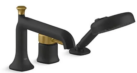 Vòi bồn tắm gắn thành bồn kèm sen cầm tay Kohler Occasion K-EX27106T-4-BMB