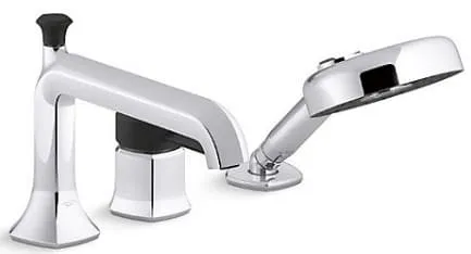 Vòi bồn tắm gắn thành bồn kèm sen cầm tay Kohler Occasion K-EX27106T-4-CBL