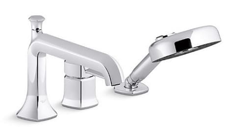 Vòi bồn tắm gắn thành bồn kèm sen cầm tay Kohler Occasion K-EX27106T-4-CP