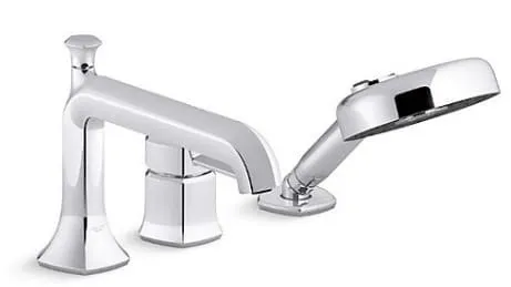 Vòi bồn tắm gắn thành bồn kèm sen cầm tay Kohler Occasion K-EX27106T-4-CP