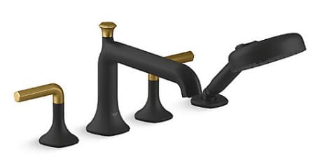 Vòi bồn tắm gắn thành bồn kèm sen cầm tay Kohler Occasion K-EX27109T-4-BMB