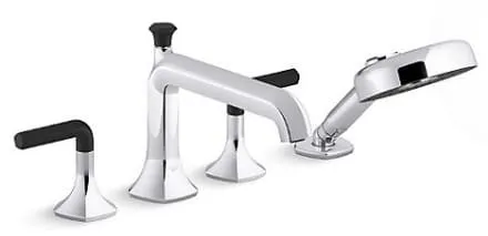 Vòi bồn tắm gắn thành bồn kèm sen cầm tay Kohler Occasion K-EX27109T-4-CBL