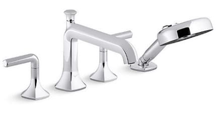 Vòi bồn tắm gắn thành bồn kèm sen cầm tay Kohler Occasion K-EX27109T-4-CP