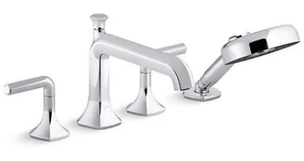 Vòi bồn tắm gắn thành bồn kèm sen cầm tay Kohler Occasion K-EX27109T-4-CP