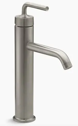 Vòi chậu rửa thân cao Kohler Purist K-14404-4A-BN