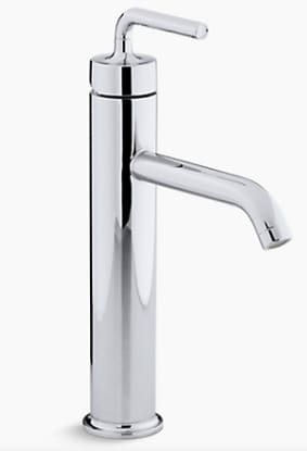 Vòi chậu rửa thân cao Kohler Purist K-14404T-4A-CP