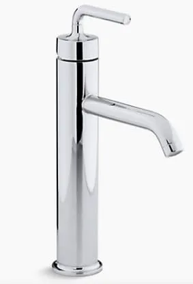 Vòi chậu rửa thân cao Kohler Purist K-14404T-4A-CP