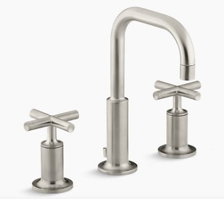 Vòi chậu rửa điều chỉnh kép Kohler Purist K-14406T-3-BN