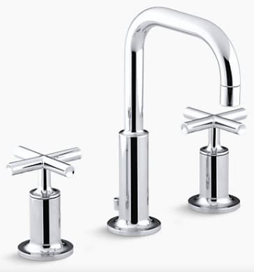 Vòi chậu rửa điều chỉnh kép Kohler Purist K-14406T-3-CP