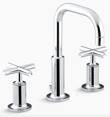 Vòi chậu rửa điều chỉnh kép Kohler Purist K-14406T-3-CP