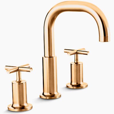 Vòi bồn tắm gắn bồn Kohler Purist K-14428T-3-RGD
