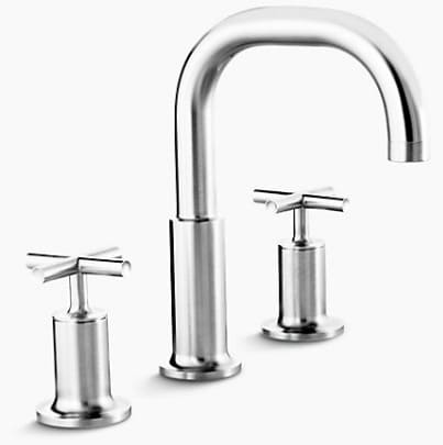 Vòi bồn tắm gắn bồn Kohler Purist K-14428T-3-SN