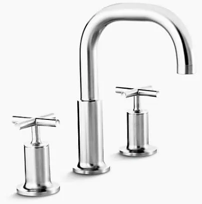 Vòi bồn tắm gắn bồn Kohler Purist K-14428T-3-SN