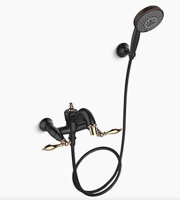 Sen tắm bồn tắm gắn tường Kohler Finial K-72654T-4M-R2B