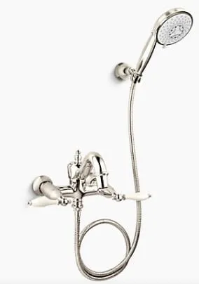 Sen tắm bồn tắm gắn tường Kohler Finial K-72654T-4M-SN