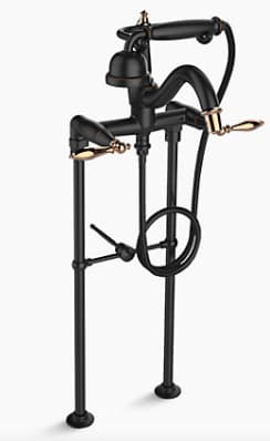 Sen vòi bồn tắm đặt sàn Kohler Purist K-8793T-4P-R2B