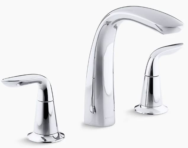 Vòi bồn tắm gắn bồn Kohler Refinia K-5323T-4-CP