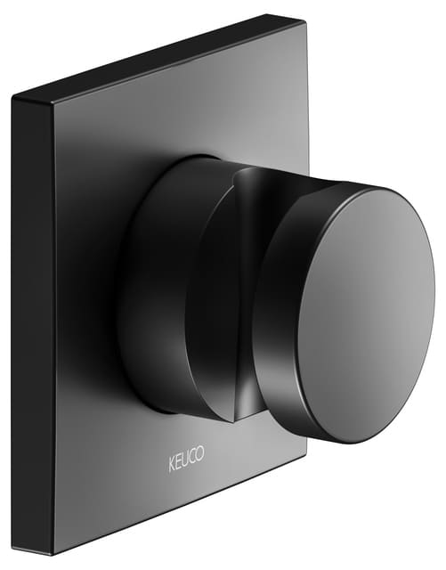 Cài sen tắm gắn tường màu đen Keuco 59591370002