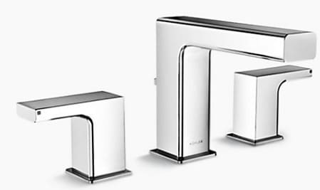 Vòi chậu rửa 3 lỗ Kohler Strayt K-37331T-4-CP