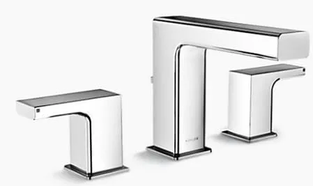 Vòi chậu rửa 3 lỗ Kohler Strayt K-37331T-4-CP