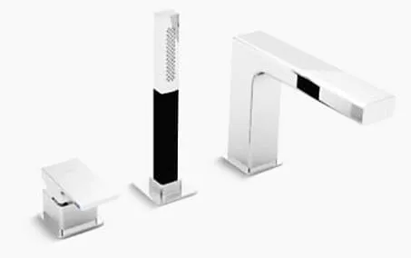 Vòi bồn tắm gắn bồn Kohler Strayt K-37337T-B4-CP