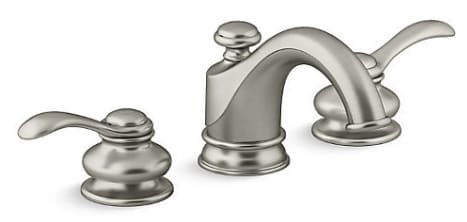 Vòi chậu rửa 3 lỗ Kohler Fairfax K-8658T-B-BN