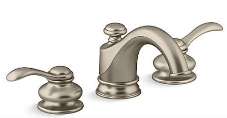 Vòi chậu rửa 3 lỗ Kohler Fairfax K-8658T-B-BV