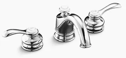 Vòi chậu rửa 3 lỗ Kohler Fairfax K-8658T-B-CP