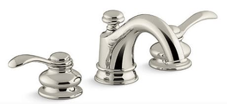 Vòi chậu rửa 3 lỗ Kohler Fairfax K-8658T-B-SN