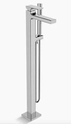Sen vòi bồn tắm đặt sàn Kohler Strayt K-99166T-C4-2BL