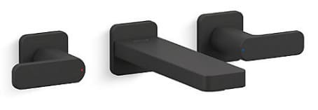 Vòi Lavabo Nóng Lạnh Âm Tường Mỹ Kohler Parallel K-22569T-B4-BL