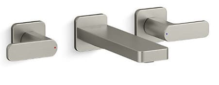 Vòi Lavabo Nóng Lạnh Âm Tường Mỹ Kohler Parallel K-22569T-B4-BN